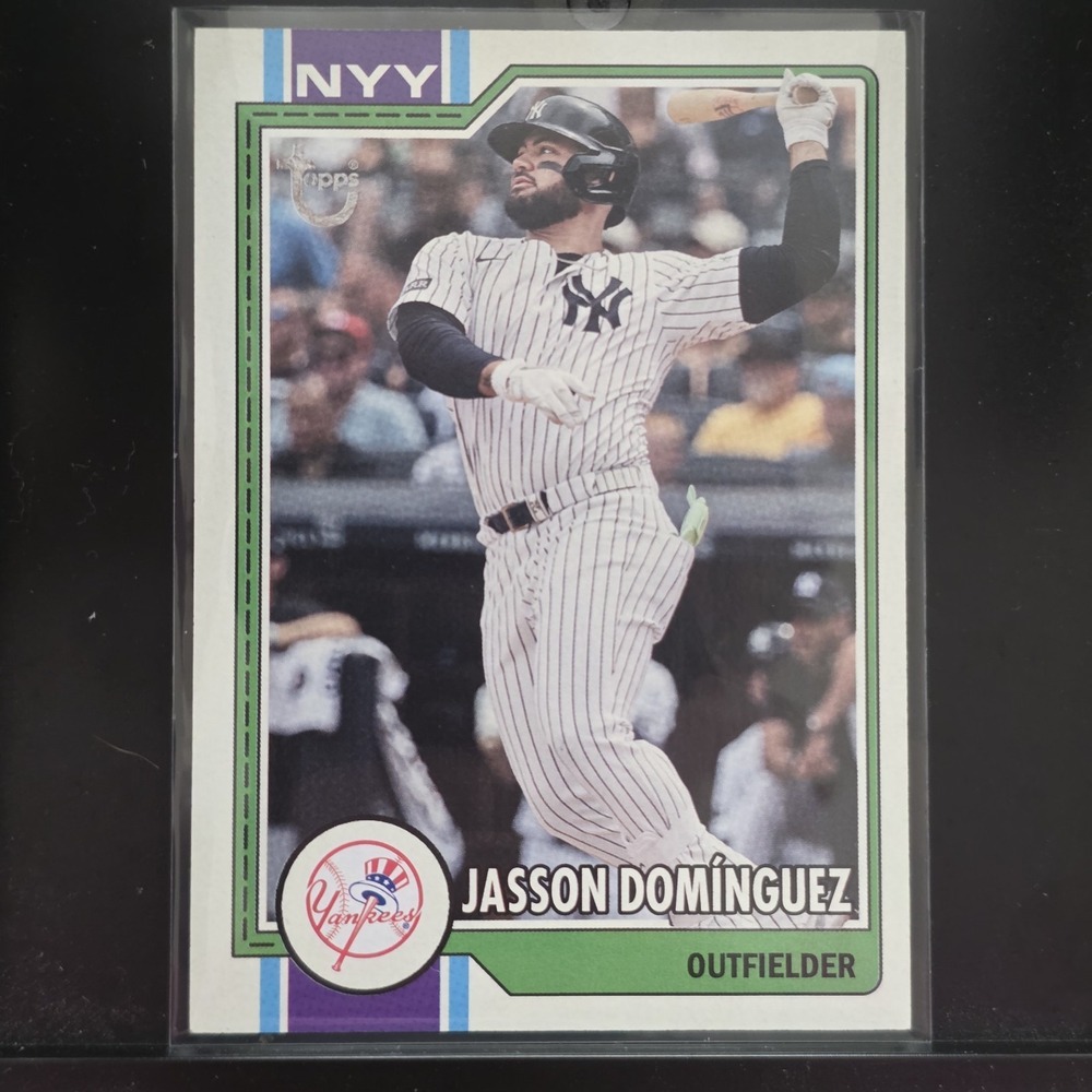 2026 Topps Series 2 Vintage Stock #533 Jasson Dominguez /99 NyY